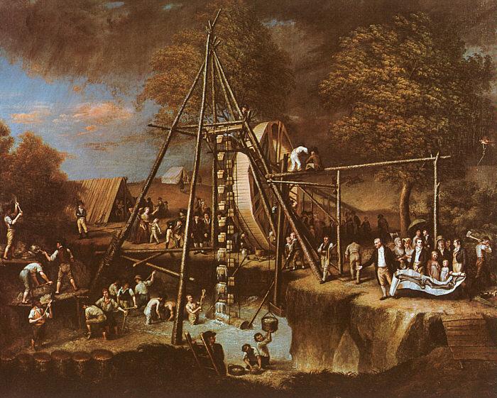 Charles Wilson Peale Disinterment of the Mastodon